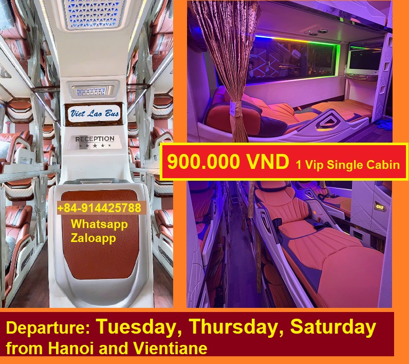 vip cabin Laovietbus en